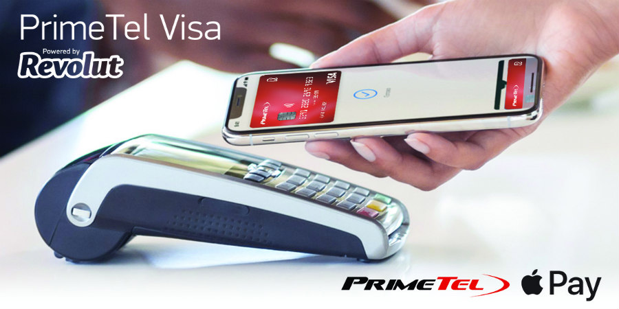 Το Apple Pay τώρα διαθέσιμο για τους κατόχους της PrimeTel Visa!